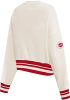 Pro Standard Cincinnati Reds Womens Retro Classic Crew Sweatshirt