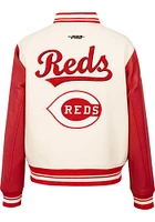 Pro Standard Cincinnati Reds Womens Retro Wool Varsity Heavy Weight Jacket