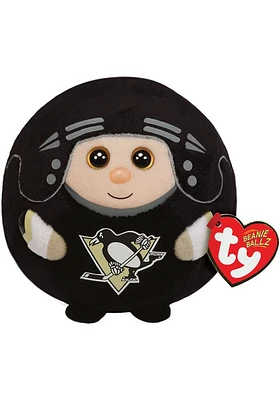 Pittsburgh Penguins 5 Inch Beanie Ballz Plush - Black