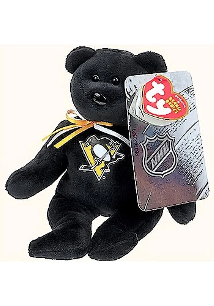 Pittsburgh Penguins Beanie Baby Plush - Black