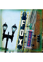 St Louis Fox Theatre Stone Tile Coaster - Black