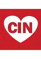 Cincinnati Heart 4x4 Coaster