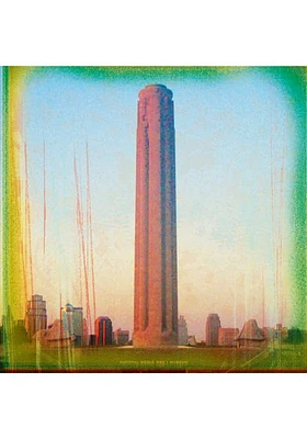 Kansas City KC Liberty Memorial 4x4 Coaster - Blue