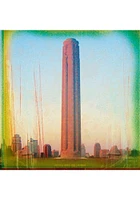 Kansas City KC Liberty Memorial 4x4 Coaster - Blue