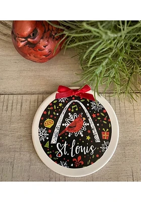 St Louis Cardinal Arch Ornament