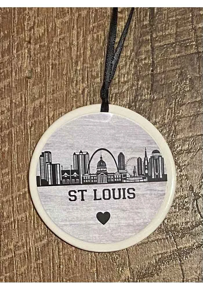 St Louis Skyline Ornament