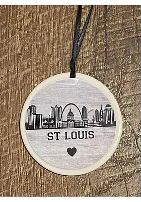 St Louis Skyline Ornament