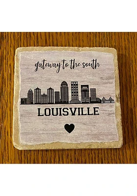 Louisville Skyline Coaster - White