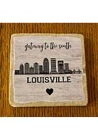 Louisville Skyline Coaster - White