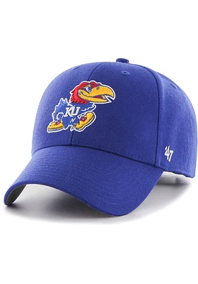 47 Kansas Jayhawks MVP Adjustable Hat - Blue