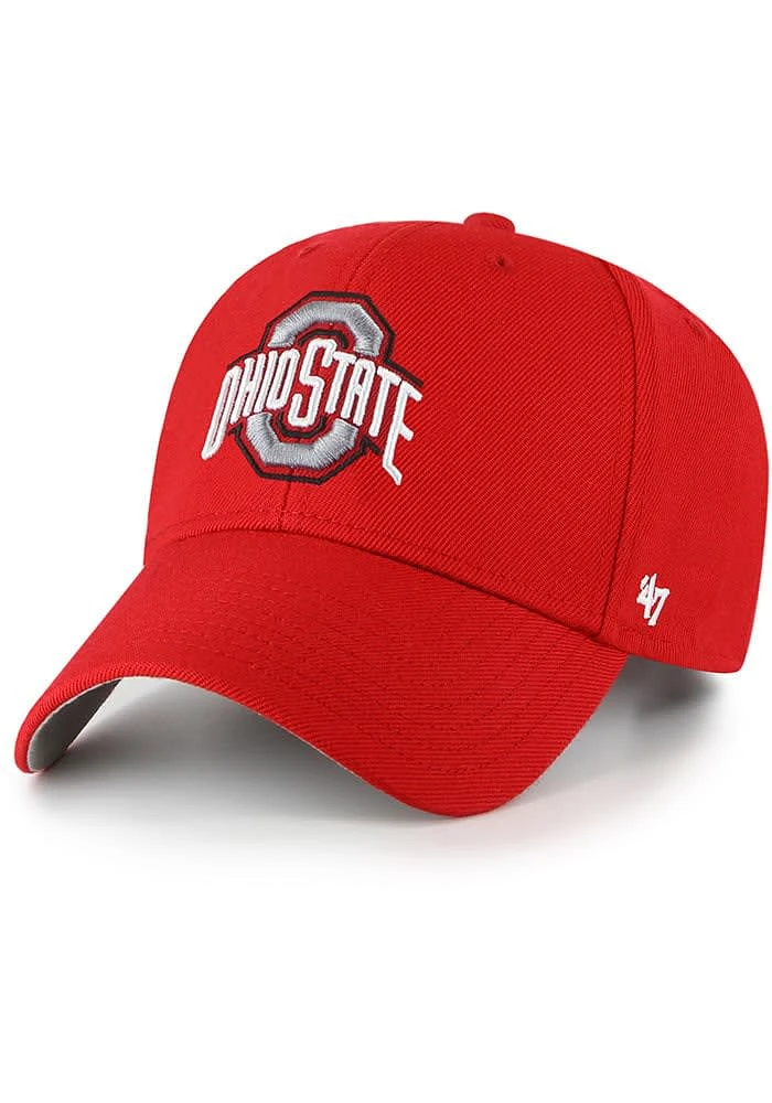 47 Ohio State Buckeyes MVP Design Adjustable Hat - Red