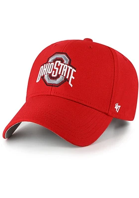 47 Ohio State Buckeyes MVP Design Adjustable Hat - Red