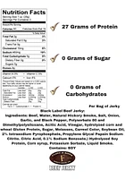 Dallas Ft Worth 3oz Black Label Beef Jerky Snack