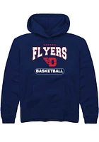 Rally Dayton Flyers Youth Navy Blue Basketball Long Sleeve Hoodie