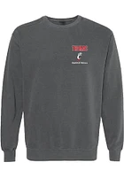 Destiny Thomas  Rally Cincinnati Bearcats Mens NIL Embroidered Long Sleeve Crew Sweatshirt