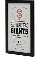 San Francisco Giants Framed Team Logo Wall Wall Art