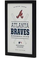 Atlanta Braves Framed Team Logo Wall Sign