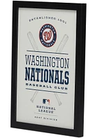 Washington Nationals Framed Team Logo Wall Wall Art
