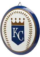 Kansas City Royals Round Baseball Metal Sign