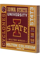 Iowa State Cyclones Ticket Wood Sign - Red