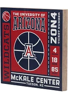 Arizona Wildcats Ticket Wood Wall Sign