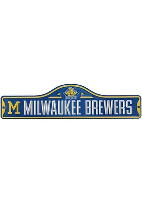 Milwaukee Brewers Metal Street Sign