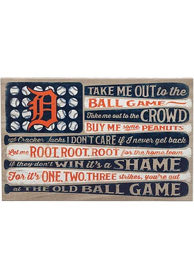 Detroit Tigers Canvas Flag Wall Wall Art