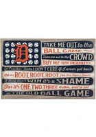 Detroit Tigers Canvas Flag Wall Wall Art