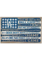 Los Angeles Dodgers Canvas Flag Wall Wall Art