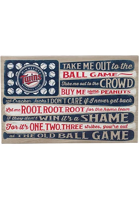 Minnesota Twins Canvas Flag Wall Wall Art