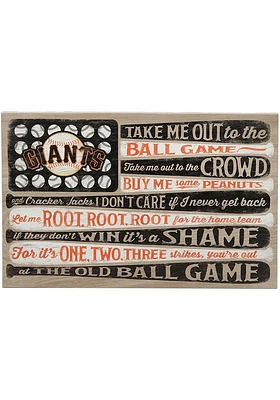 San Francisco Giants Canvas Flag Wall Wall Art