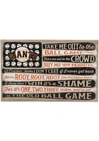 San Francisco Giants Canvas Flag Wall Wall Art