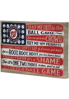 Washington Nationals Canvas Flag Wall Wall Art