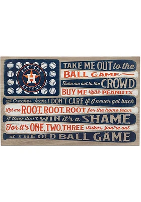 Houston Astros Canvas Flag Wall Wall Art