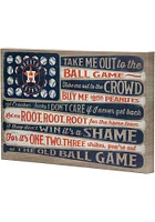 Houston Astros Canvas Flag Wall Wall Art