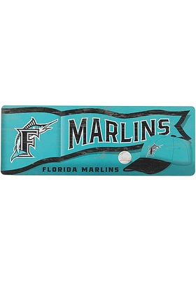 Miami Marlins Wood Wall Sign