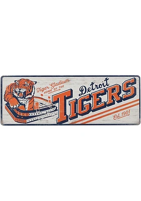 Detroit Tigers Wood Wall Sign