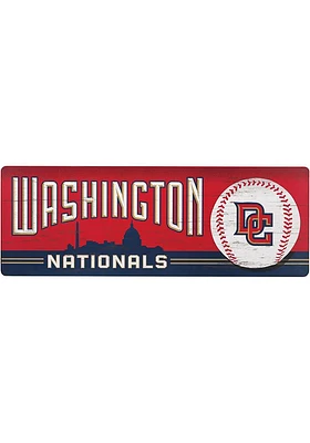 Washington Nationals Wood Wall Sign