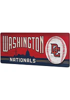 Washington Nationals Wood Wall Sign