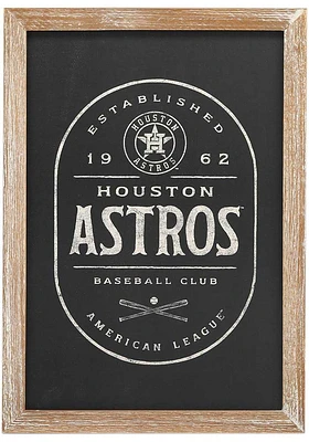 Houston Astros Club Framed Wood Wall Wall Art