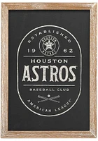 Houston Astros Club Framed Wood Wall Wall Art