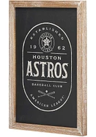 Houston Astros Club Framed Wood Wall Wall Art