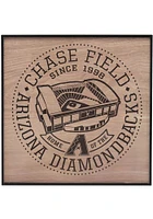 Arizona Diamondbacks Stadium Framed Wood Wall Wall Art