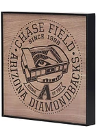 Arizona Diamondbacks Stadium Framed Wood Wall Wall Art
