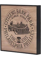 Philadelphia Phillies Stadium Framed Wood Sign