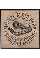 Houston Astros Stadium Framed Wood Wall Wall Art
