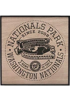 Washington Nationals Stadium Framed Wood Wall Wall Art