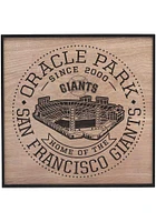 San Francisco Giants Stadium Framed Wood Wall Wall Art