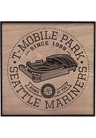 Seattle Mariners Stadium Framed Wood Wall Wall Art