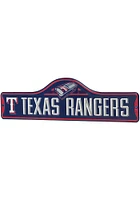 Texas Rangers Metal Street Sign